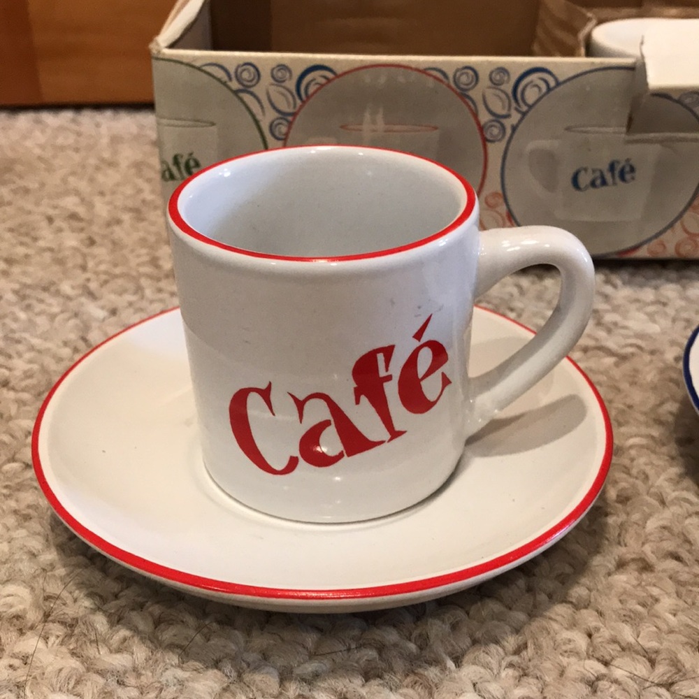 Espresso Cups & Saucers - Picture 4 of 6